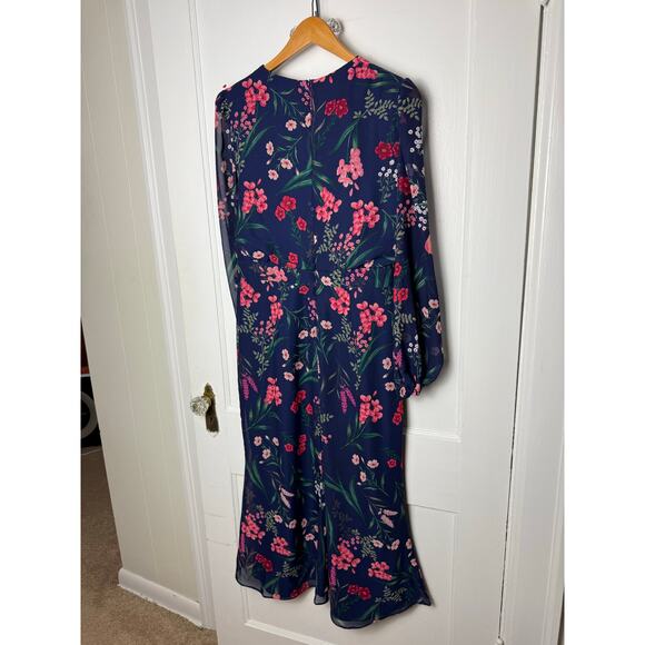 Eliza J Navy Floral Maxi Dress - Picture 11 of 12